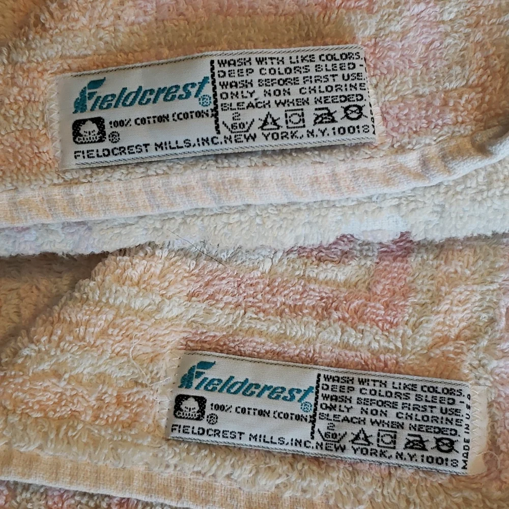 Fieldcrest Vintage Cotton Bath & Hand Towels